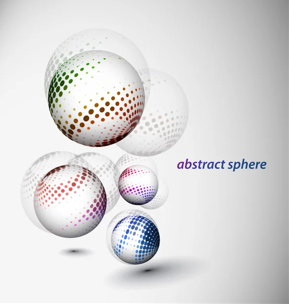 Résumé sphère 3d — Image vectorielle