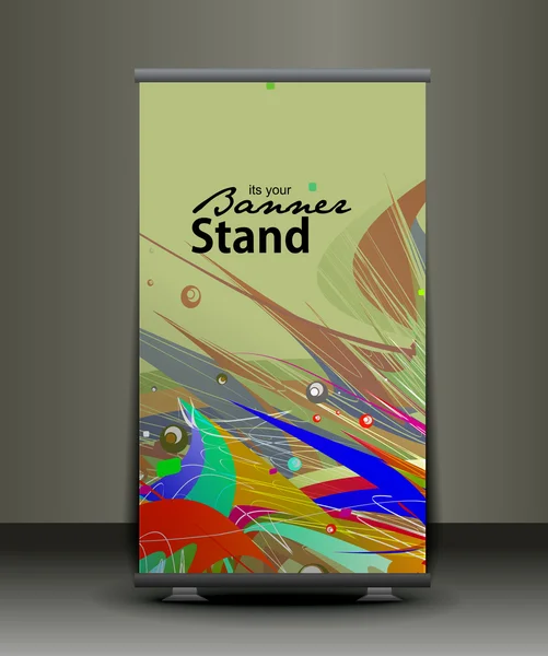 Plantilla de banner stand — Vector de stock