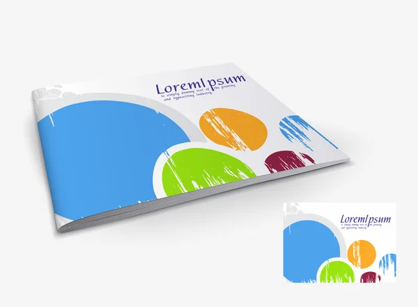 Brochure cover design — Stock Vector