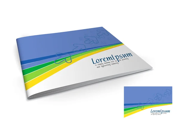 Brochure cover ontwerp — Stockvector