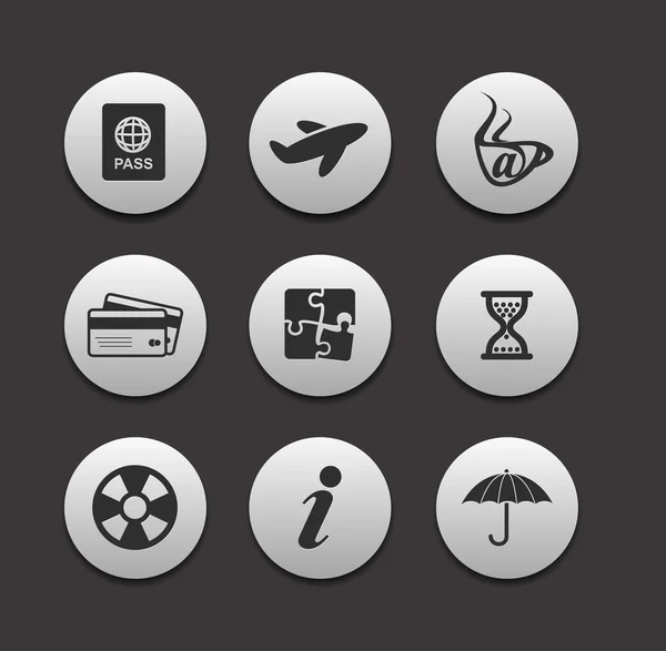 Iconos de Internet — Vector de stock