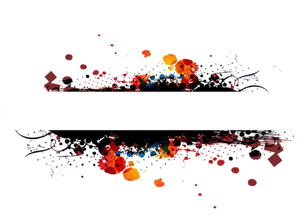 Bannière grunge abstraite — Image vectorielle