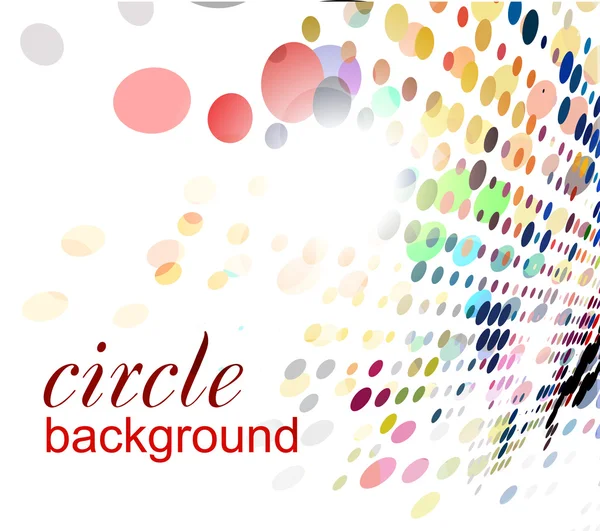 Abstracte halftone cirkel achtergrond — Stockvector