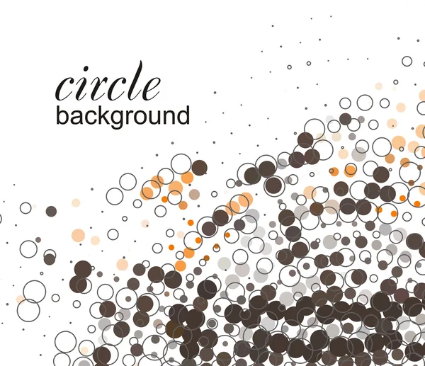 抽象半色调圆圈背景 — 图库矢量图片