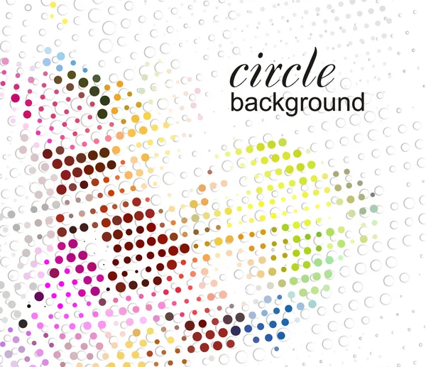 Abstracte halftone cirkel achtergrond — Stockvector