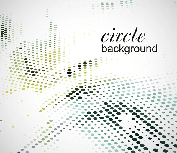 Abstract halftone circle background — Stock Vector