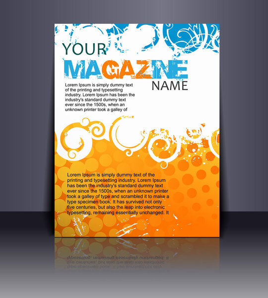 Magazine layout design