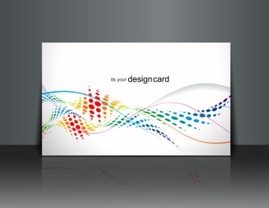 Gift card design clipart