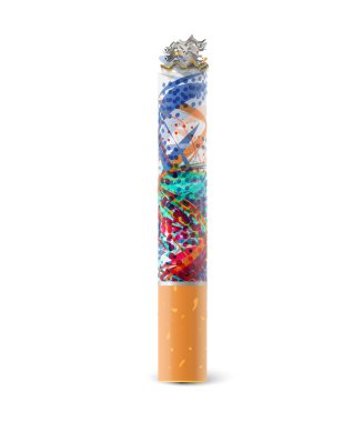 Cigarette design clipart