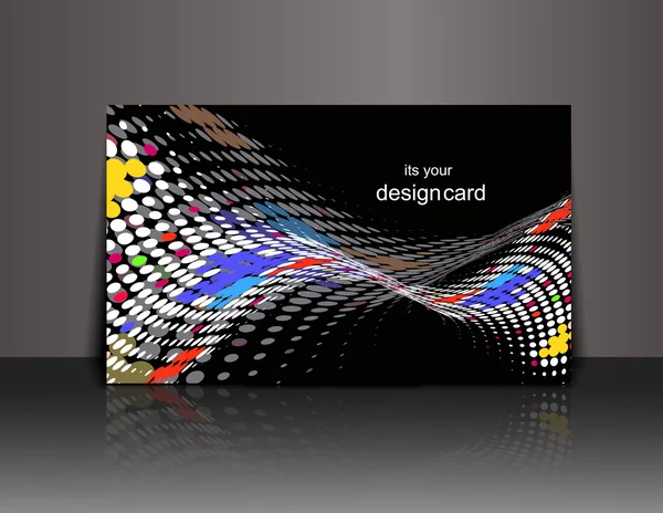 Подарункова картка дизайн — стоковий вектор