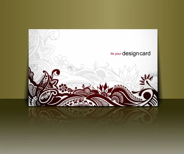 Diseño de tarjeta de regalo — Vector de stock