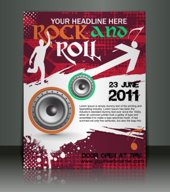 Poster/flyer design clipart