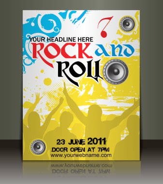 Poster/flyer design clipart