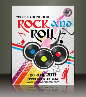 Poster/flyer design clipart