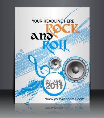 Poster/flyer design clipart