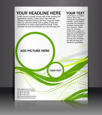 Poster/flyer design clipart