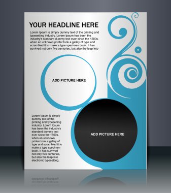 Poster/flyer design clipart