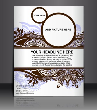 Poster/flyer design clipart