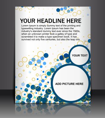 Poster/flyer design clipart