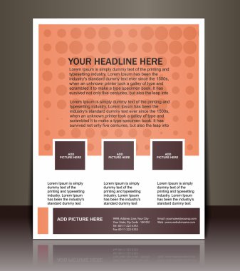 Flyer/Poster design clipart