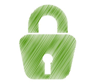 Lock symbol clipart