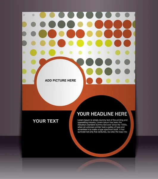 Poster / flyer design — Image vectorielle