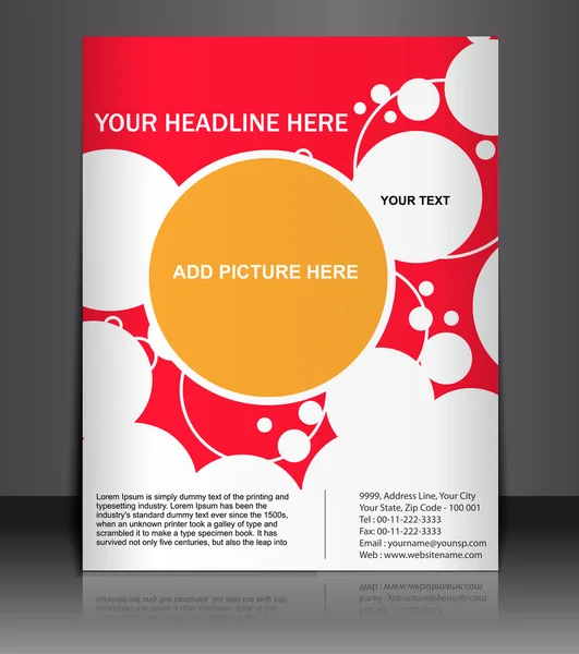 Poster/flyer design — Stock Vector