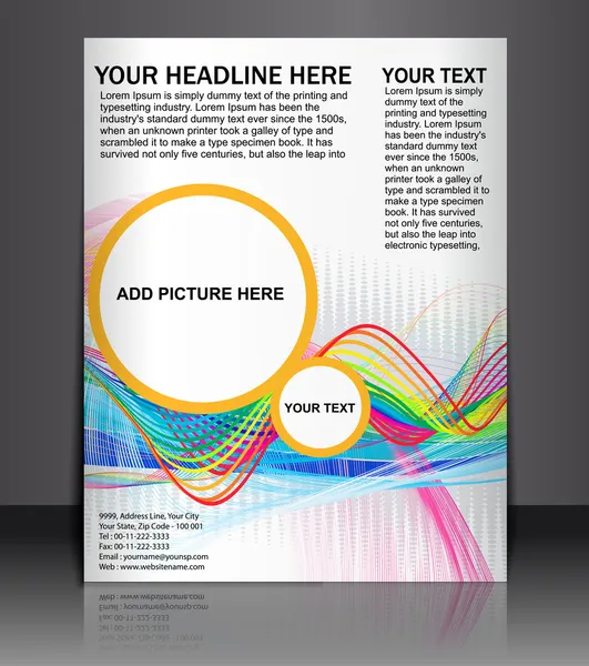 Poster/flyer ontwerp — Stockvector