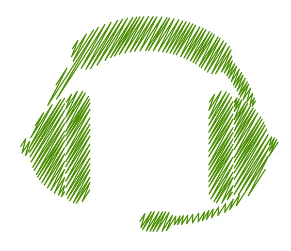 Grünes Symbol — Stockvektor