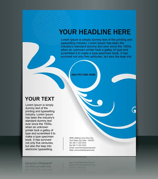 Poster/el ilanı tasarımı — Stok Vektör