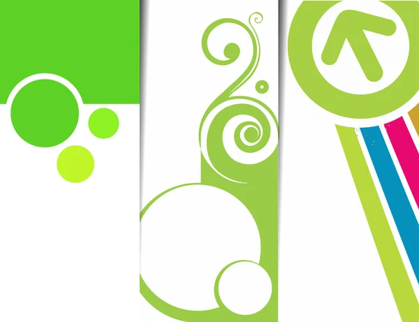 Soyut banner tasarımı — Stok Vektör