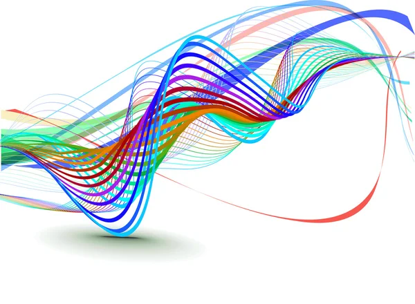 Абстрактная волновая фоновая структура — стоковый вектор