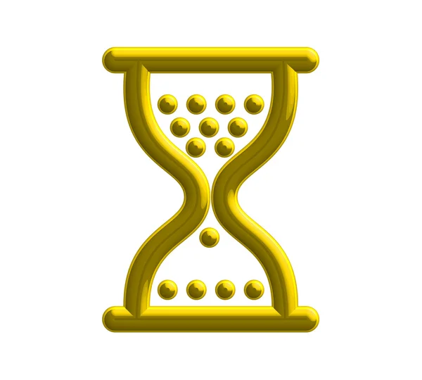 Блестящие песочные часы — стоковый вектор