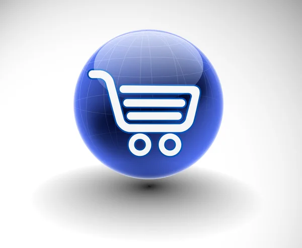 Ícone da web de compras —  Vetores de Stock