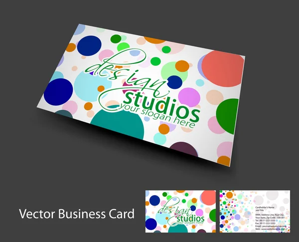 Vector business card set — Stock Vector