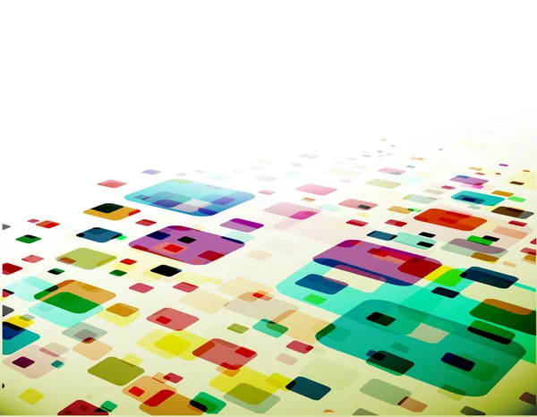Diseño de patrón de mosaico colorido abstracto — Vector de stock