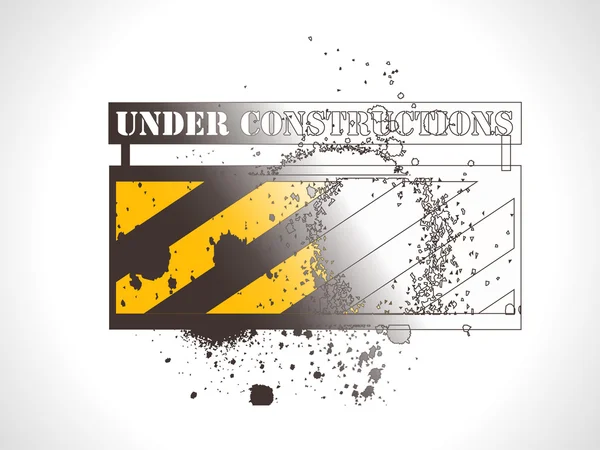 stock vector Under construction