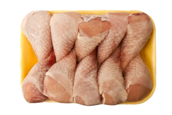 Pernas de frango cru — Fotografia de Stock