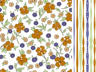 Pattern floral clipart