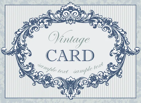 Vintage kartı — Stok Vektör