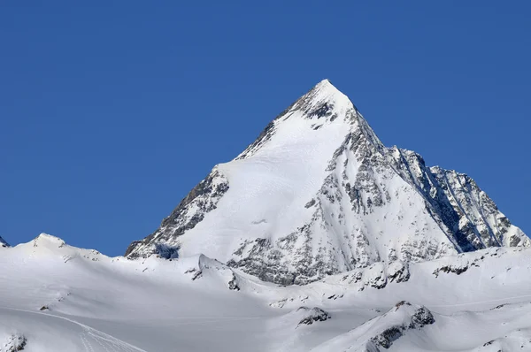 Gran Zebru '(Koenigspitze) montanha — Fotografia de Stock