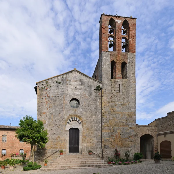 Pieve di San Giovanni Battista, in Lucignano - Tuscany — Stockfoto