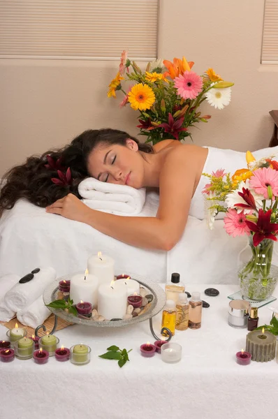 Spa масажу по догляду за шкірою — стокове фото