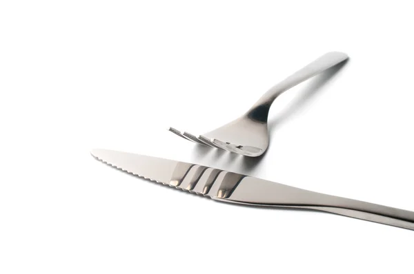Nůž a vidlička — Stock fotografie