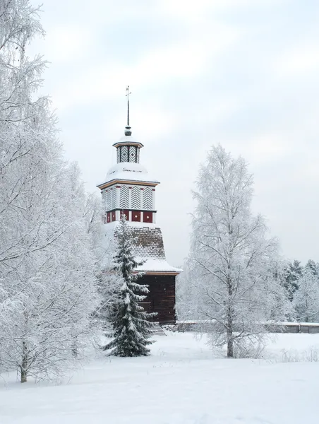 Wooden church in Finland — Stock Photo, Image