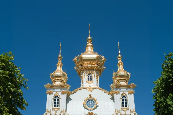 위대한 peterhof 궁의 조각 — 스톡 사진
