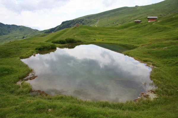 Lech by Iman - Alpe di Cisles (Val Gardena). — Stock Photo, Image