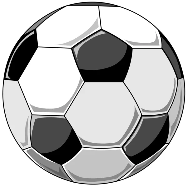 Balón de fútbol — Vector de stock