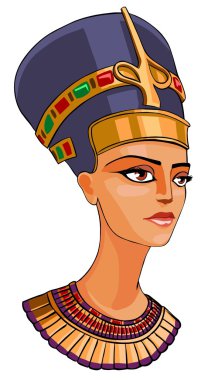 Egyptian Queen Nefertiti clipart