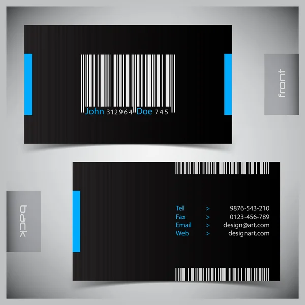 創造的なビジネス カードのセット ロイヤリティフリーのストックイラスト